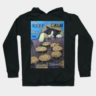 Keep Calm with Cats and Cookies Hoodie